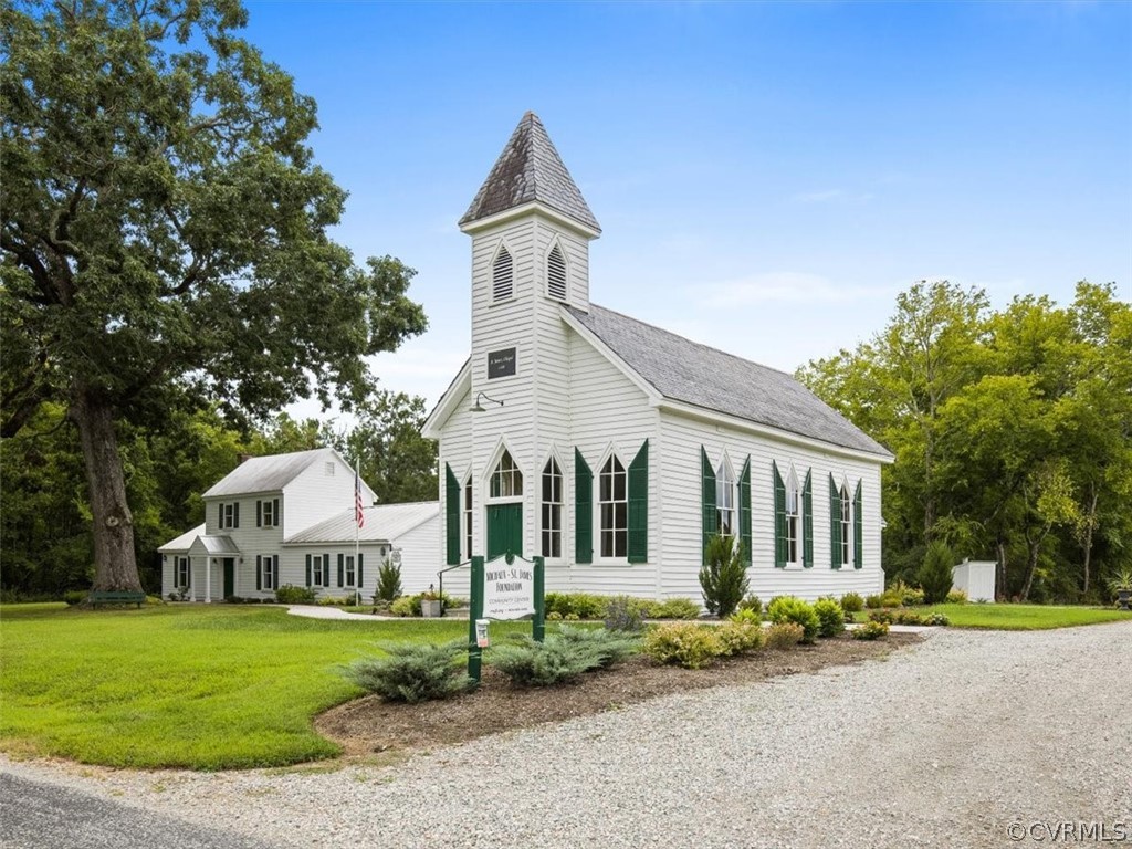 4077 Maidens Road Powhatan, VA 23139 - Photo 25 of 40 Home overlooks Historic Michaux-St. James Chapel a