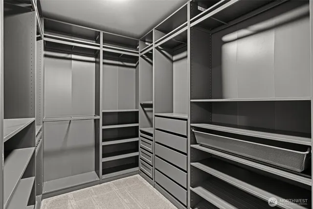 a view of walk in closet