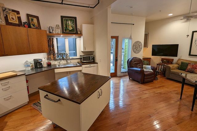 a view of wooden floor