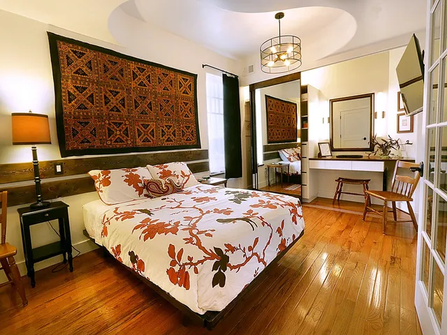 a view of a chair and table in the balcony