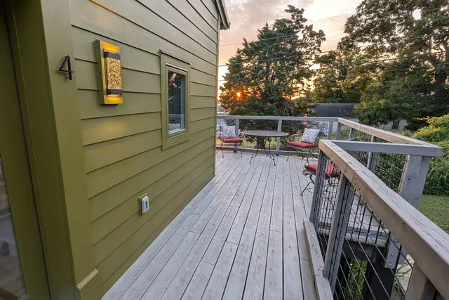 a room with table and chairs