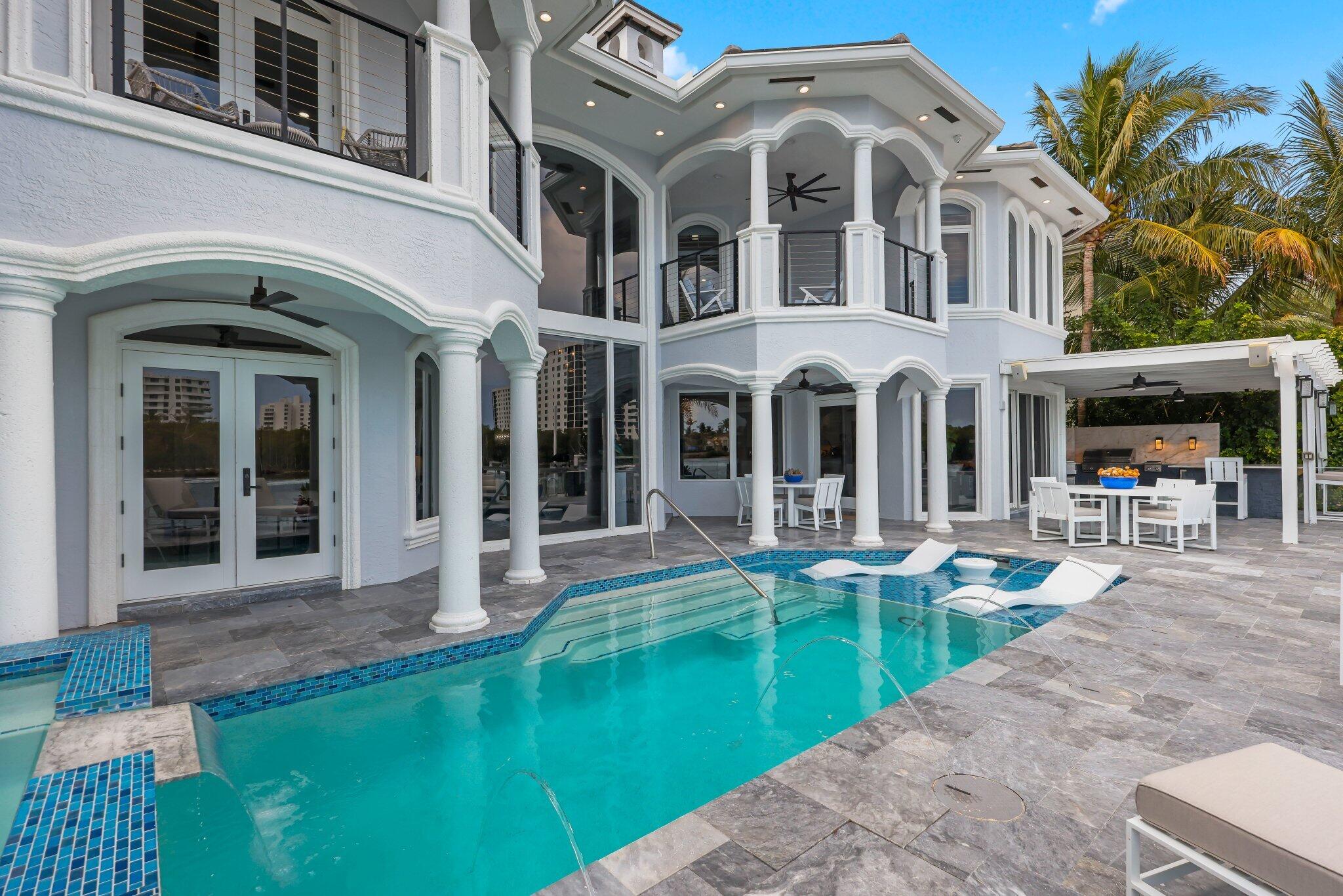 7188 Northeast 8th Drive Boca Raton, FL 33487 - Photo 38 of 77 Pool with Direct Intracoastal View