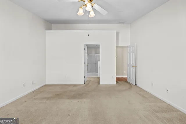 a bathroom with a sink vanity and a mirror