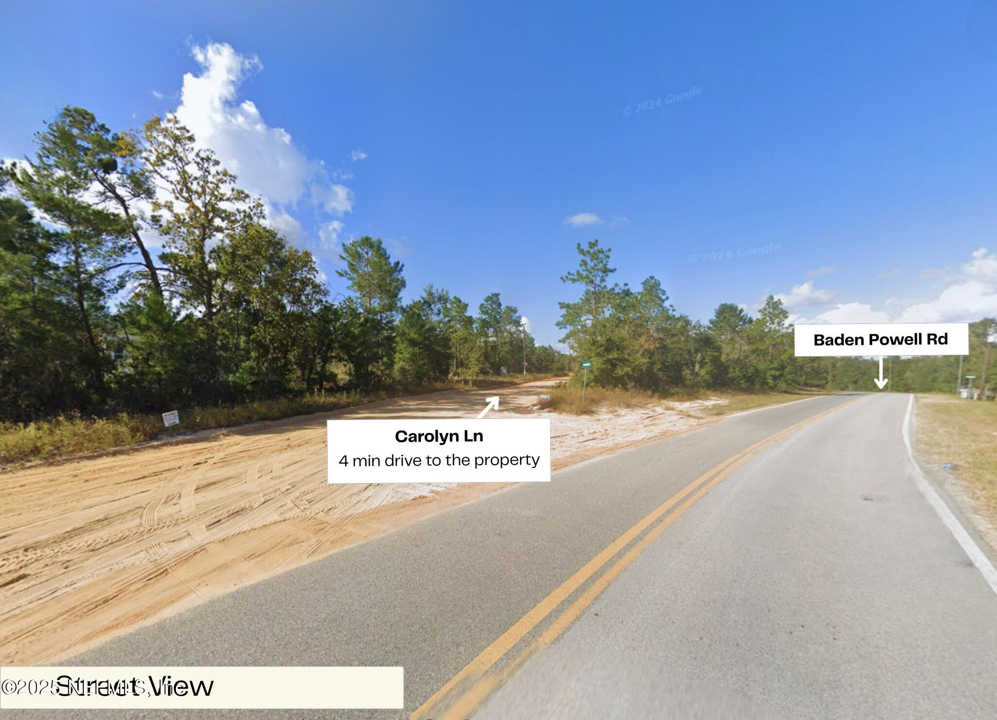 347 Chesser Monroe Road Hawthorne, FL 32640 - Photo 8 of 16 a view of a street with a yard