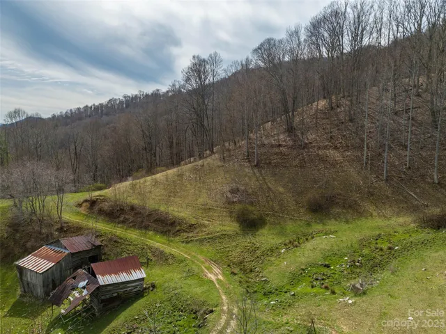 a view of backyard with mountain view