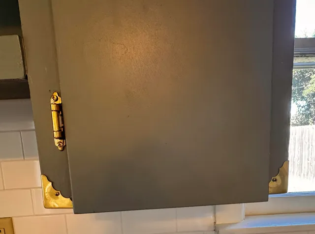 a bathroom with a window