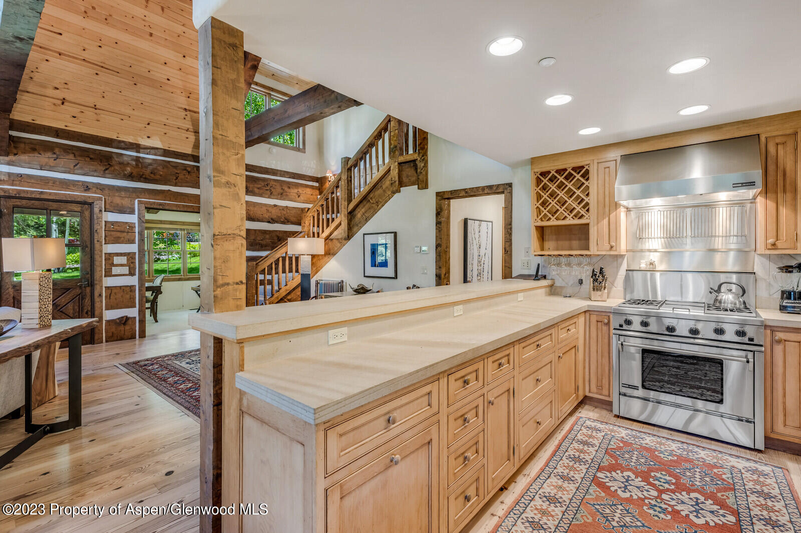 6 A Arbaney Ranch Road Basalt, CO 81621 - Photo 15 of 44 a spacious bathroom with a sink a mirror and a bathtub