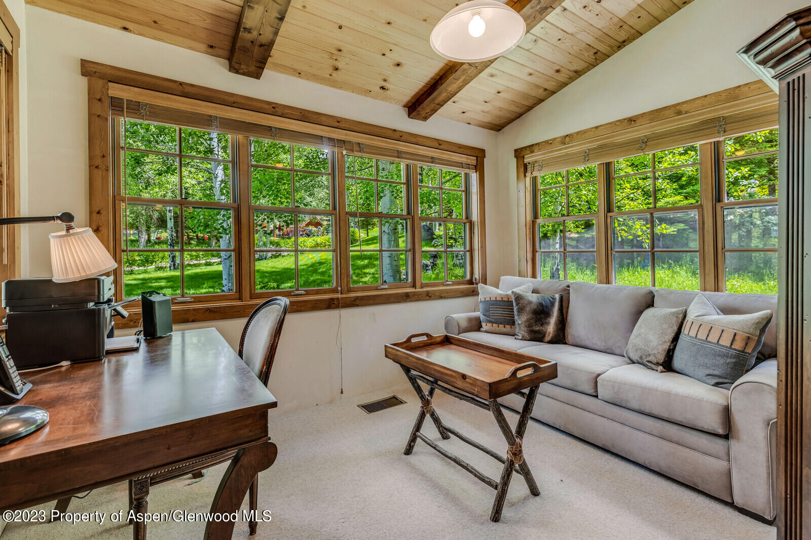 6 A Arbaney Ranch Road Basalt, CO 81621 - Photo 19 of 44 a living room with furniture and a large window