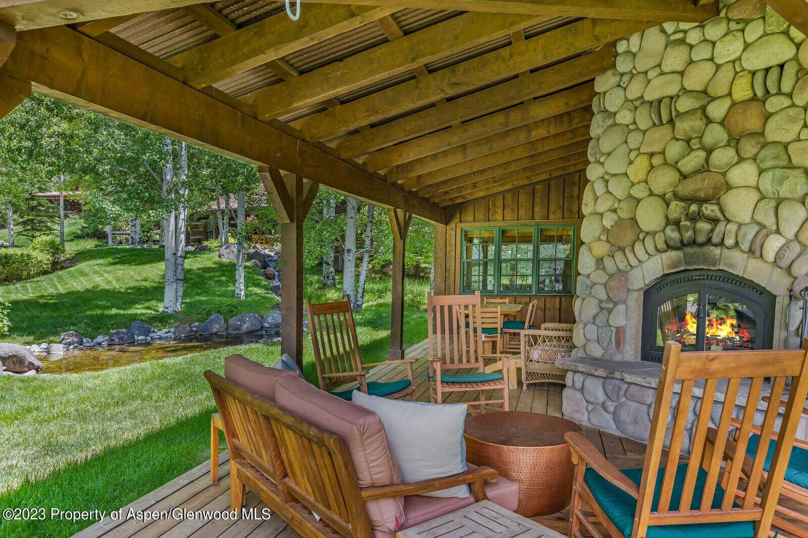 6 A Arbaney Ranch Road Basalt, CO 81621 - Photo 37 of 44 a view of an outdoor sitting space