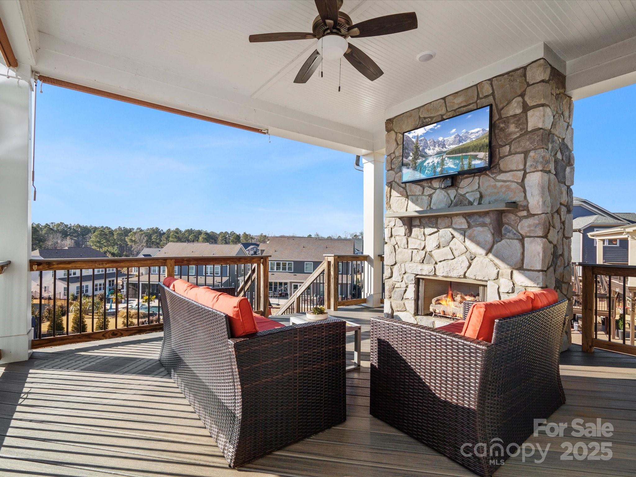 523 Rock Skip Way Fort Mill, SC 29708 - Photo 36 of 48 a view of a balcony with furniture