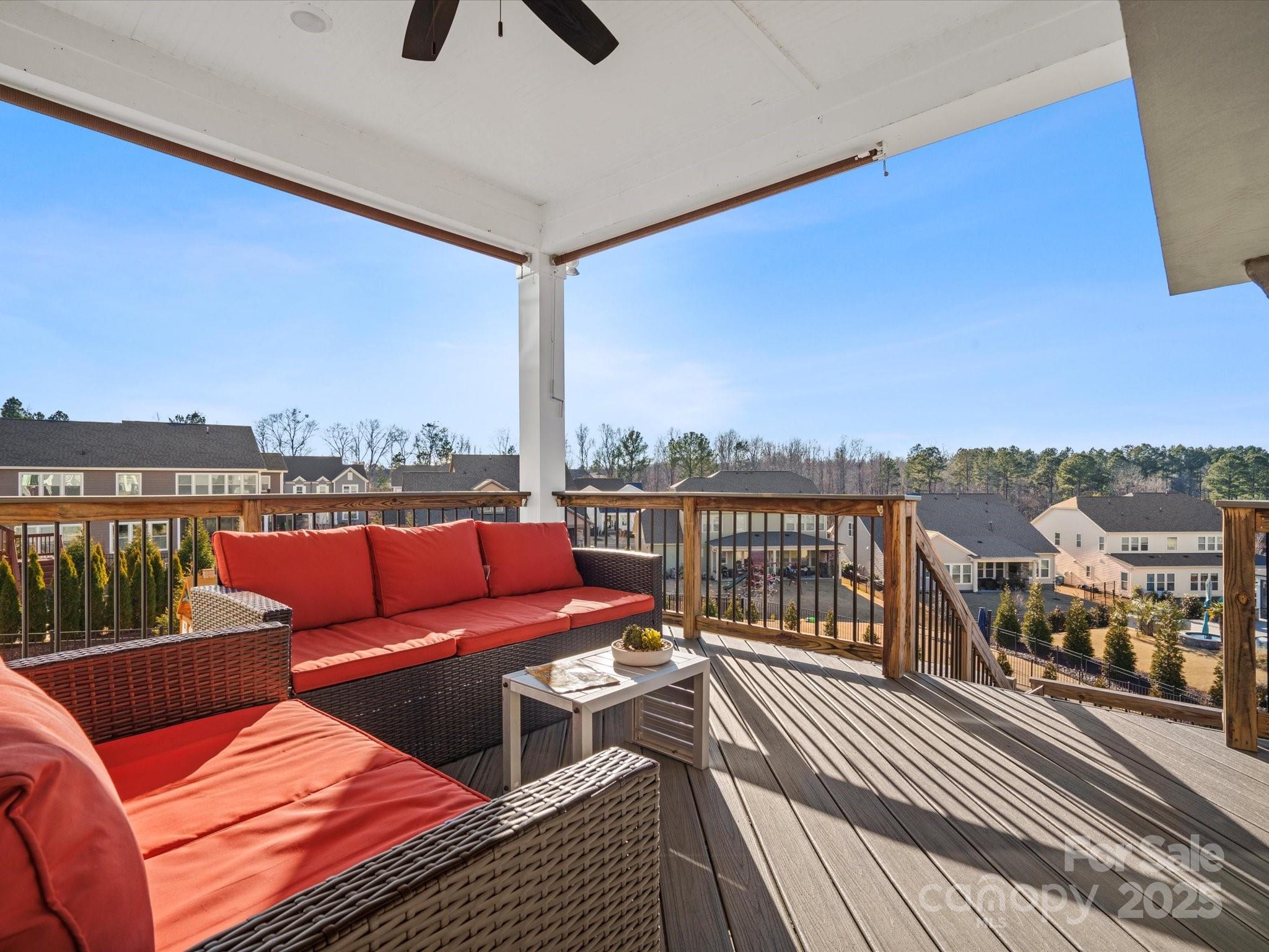 523 Rock Skip Way Fort Mill, SC 29708 - Photo 37 of 48 a view of a balcony with furniture
