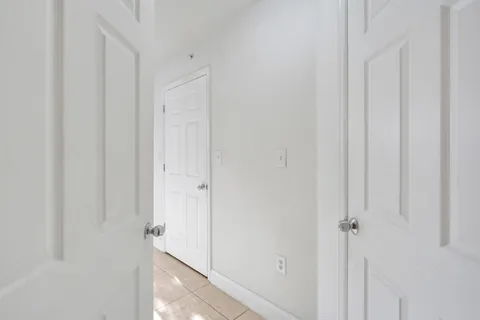 a view of a bathroom with a shower