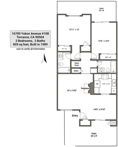 $559,000 | 16700 Yukon Avenue, Unit 108, Torrance, CA 90504