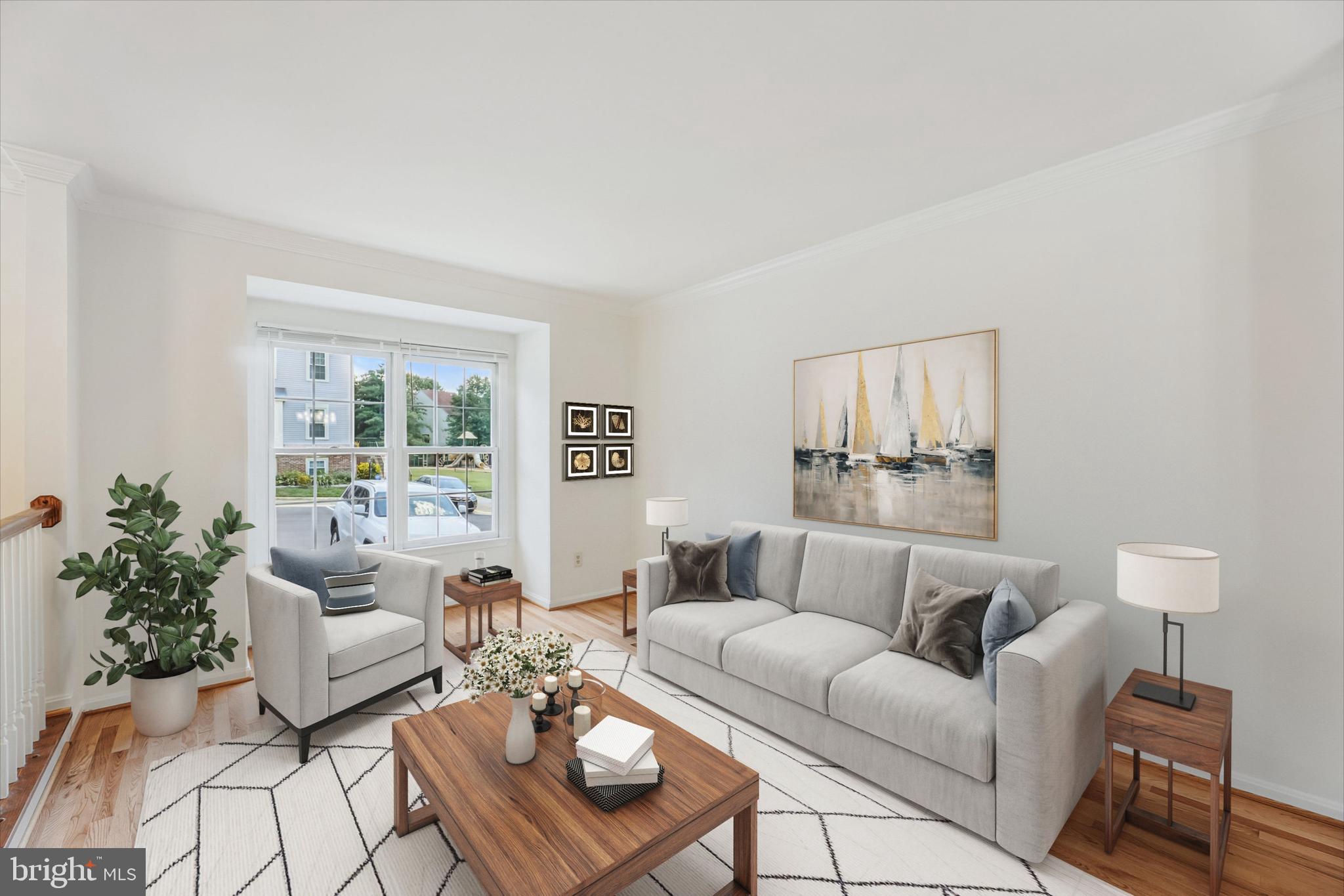8840 Eagle Rock Lane Springfield, VA 22153 - Photo 3 of 52 a living room with furniture or couch and a potted plant