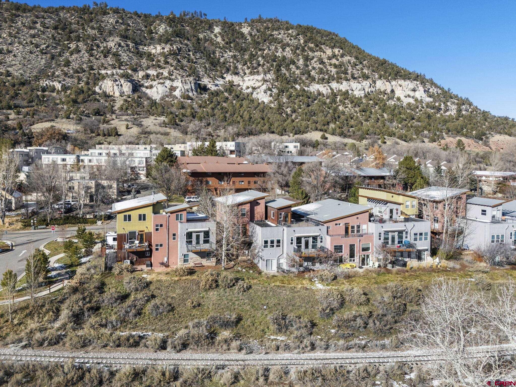 580 Animas View Drive, Unit 1 Durango, CO 81301 - Photo 33 of 43 a view of a big yard next to a road