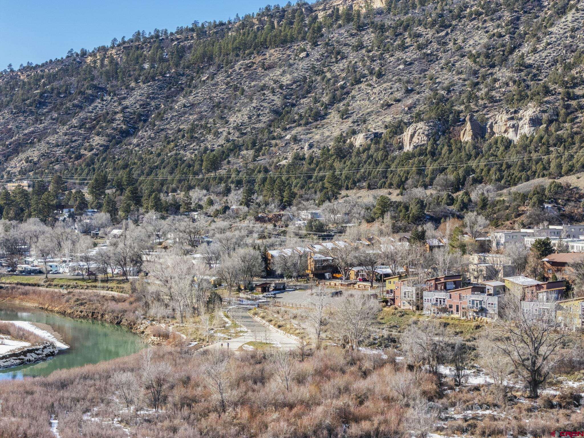 580 Animas View Drive, Unit 1 Durango, CO 81301 - Photo 41 of 43 an aerial view of residential houses and outdoor space