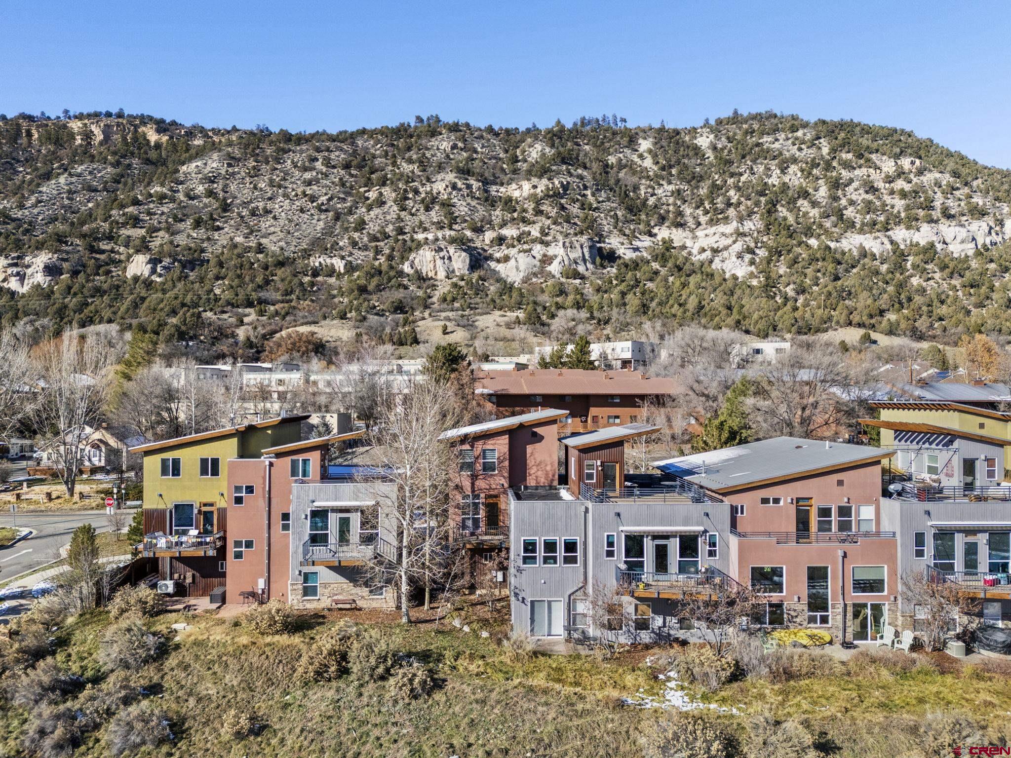 580 Animas View Drive, Unit 1 Durango, CO 81301 - Photo 42 of 43 an aerial view of multiple house