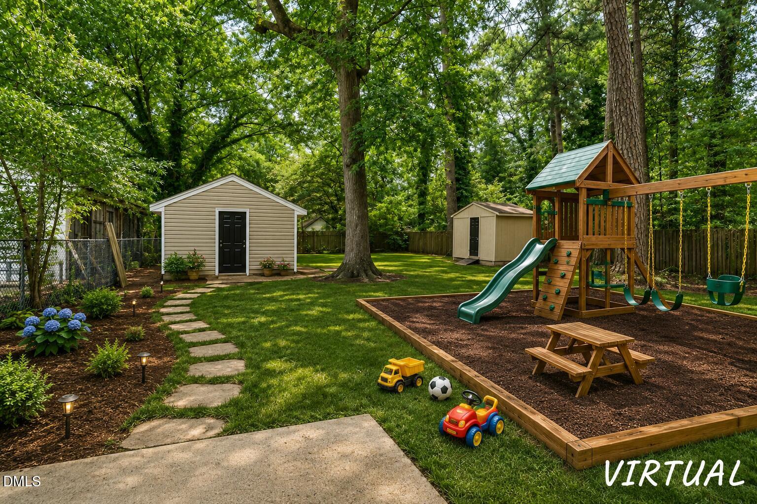 406 Clifton Road Rocky Mount, NC 27804 - Photo 27 of 28 Backyard possibilities 1