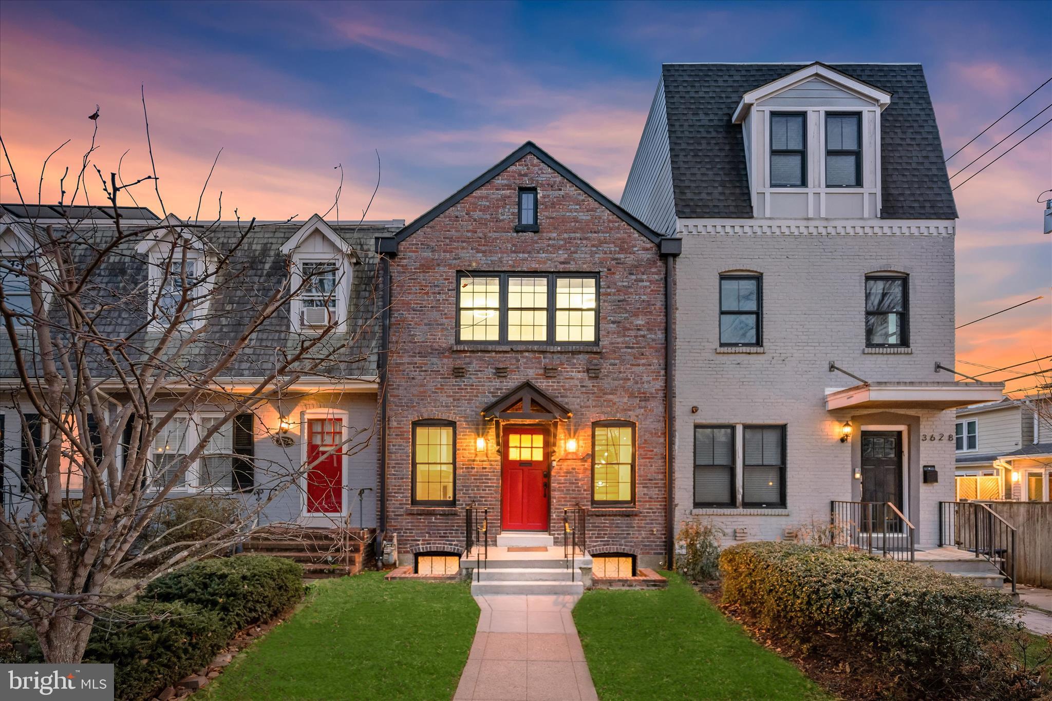 3626 T Street Northwest Washington, DC 20007 - Photo 1 of 61 a front view of a house with a yard