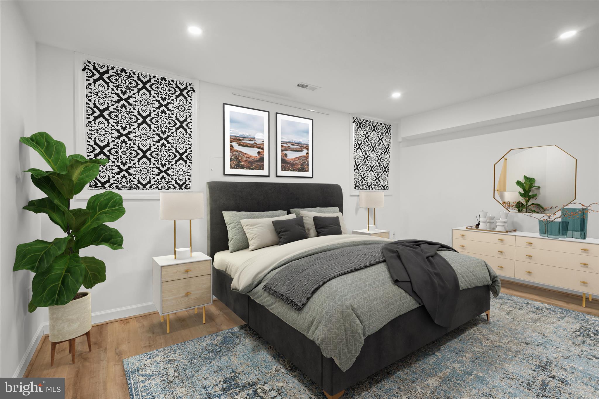 3626 T Street Northwest Washington, DC 20007 - Photo 39 of 61 Virtually Staged Bedroom