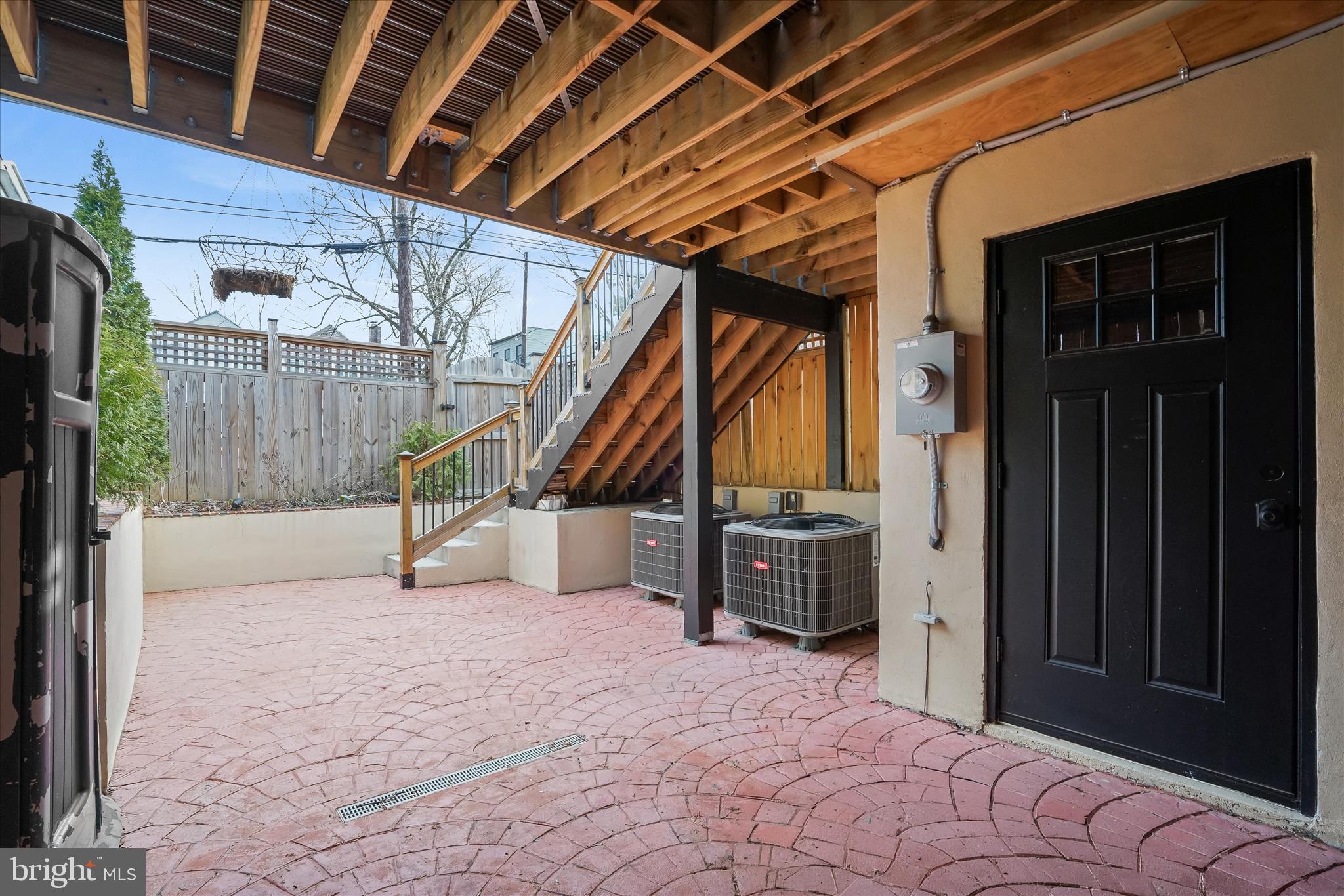 3626 T Street Northwest Washington, DC 20007 - Photo 50 of 61 a view of a backyard of a house
