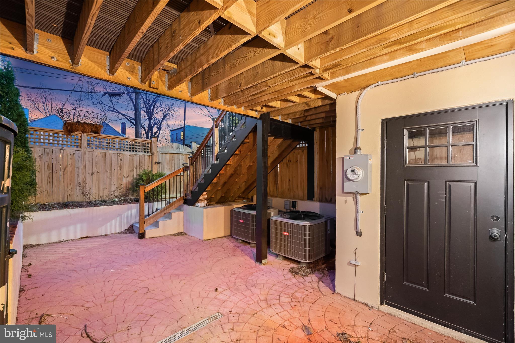 3626 T Street Northwest Washington, DC 20007 - Photo 55 of 61 Patio at Twilight