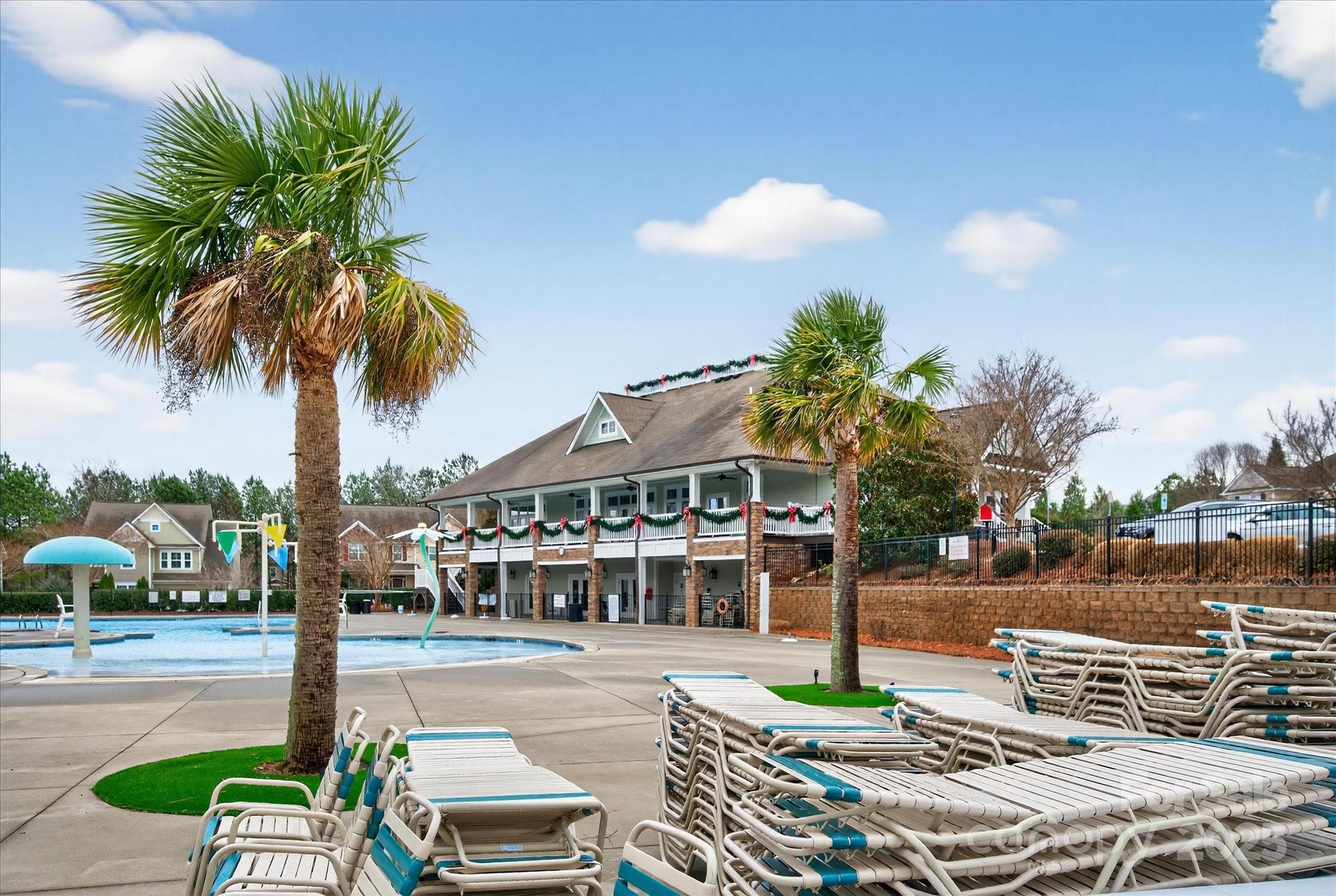 7481 Hartsfield Drive Lancaster, SC 29720 - Photo 45 of 47 a front view of a building with garden
