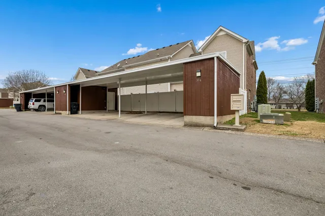 a view of a house with a outdoor space