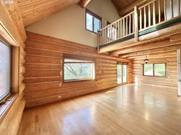 a view of a building stairs