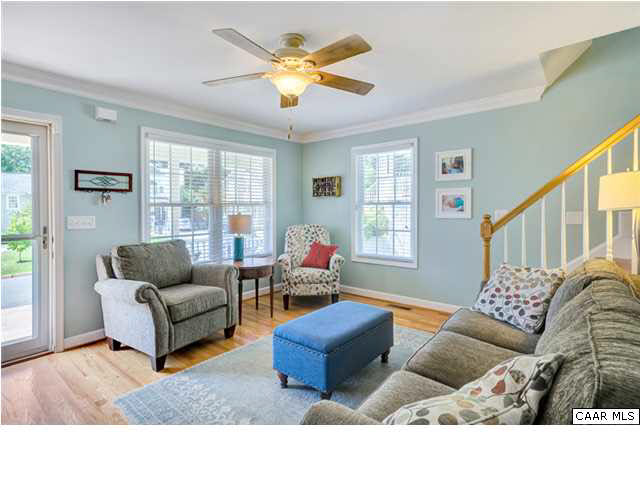 128 Roy's Place Charlottesville, VA 22902 - Photo 3 of 16 a living room with furniture and a large window