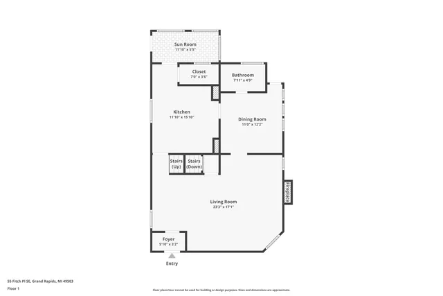 $250,000 | 55 Fitch Place Southeast, Grand Rapids, MI 49503