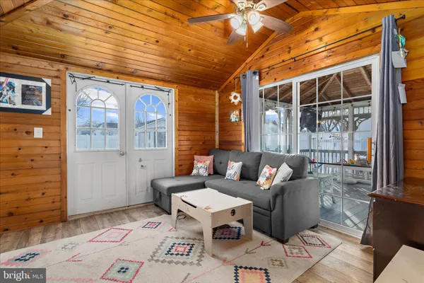 a outdoor space with patio furniture