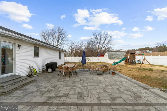 a view of outdoor space with seating area