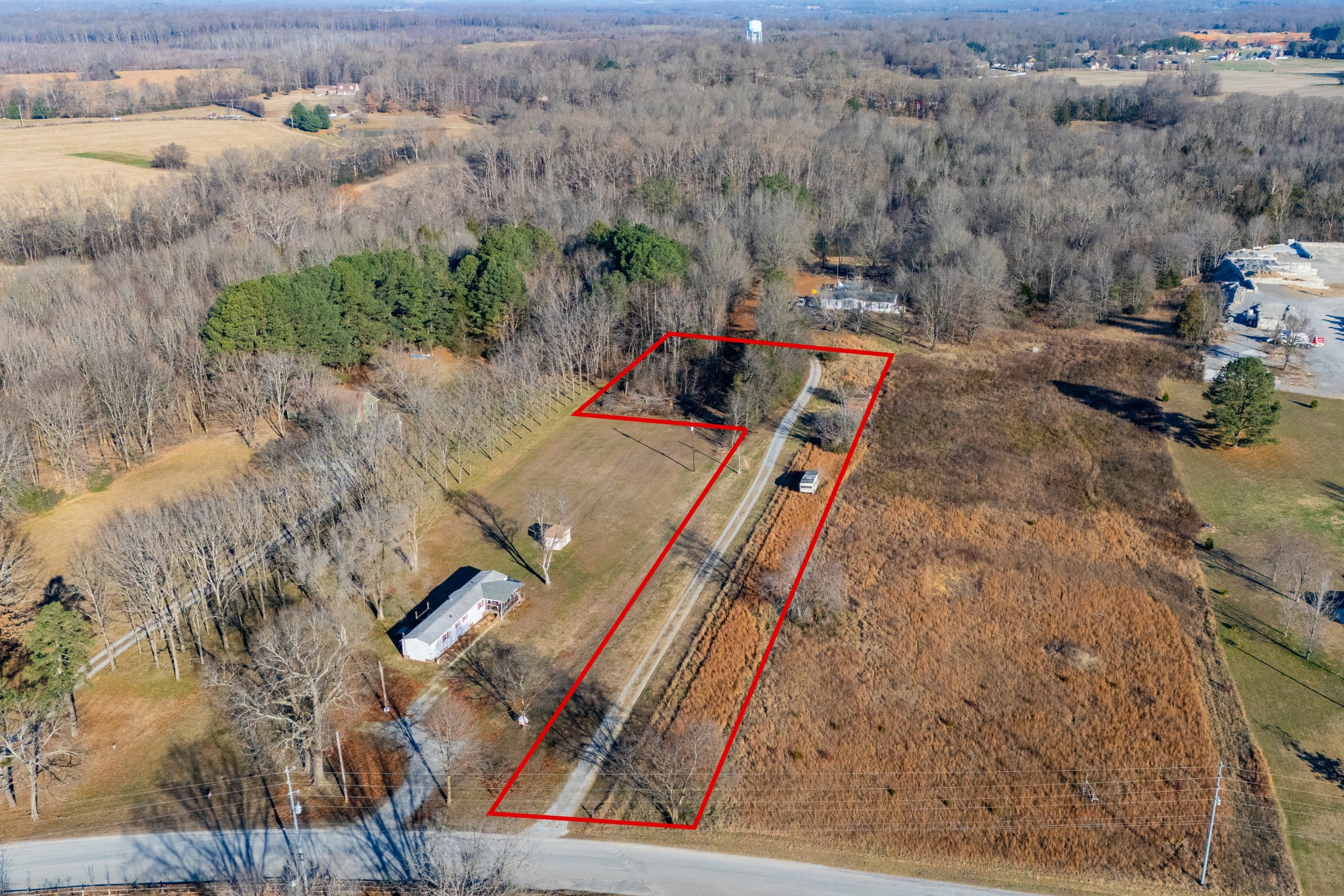2854 Joe Dowlen Road Pleasant View, TN 37146 - Photo 3 of 12 an aerial view of a house with a yard