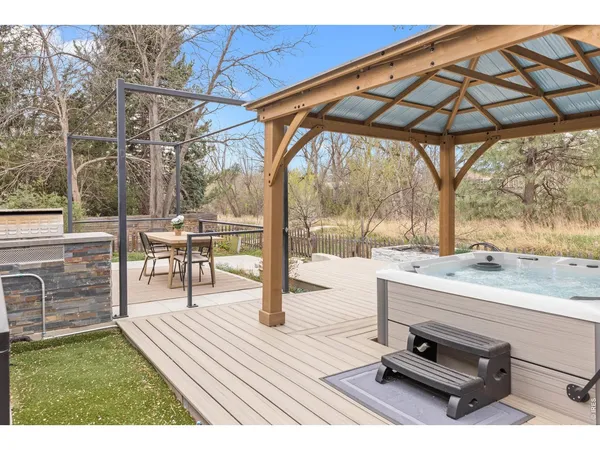 a view of outdoor space with seating