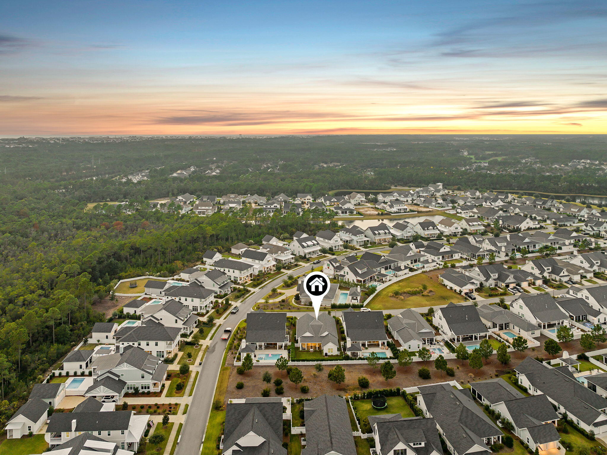 133 Heartwood St Inlet Beach Inlet Beach, FL 32461 - Photo 17 of 20 Image #17 | Aerial neighborhood view