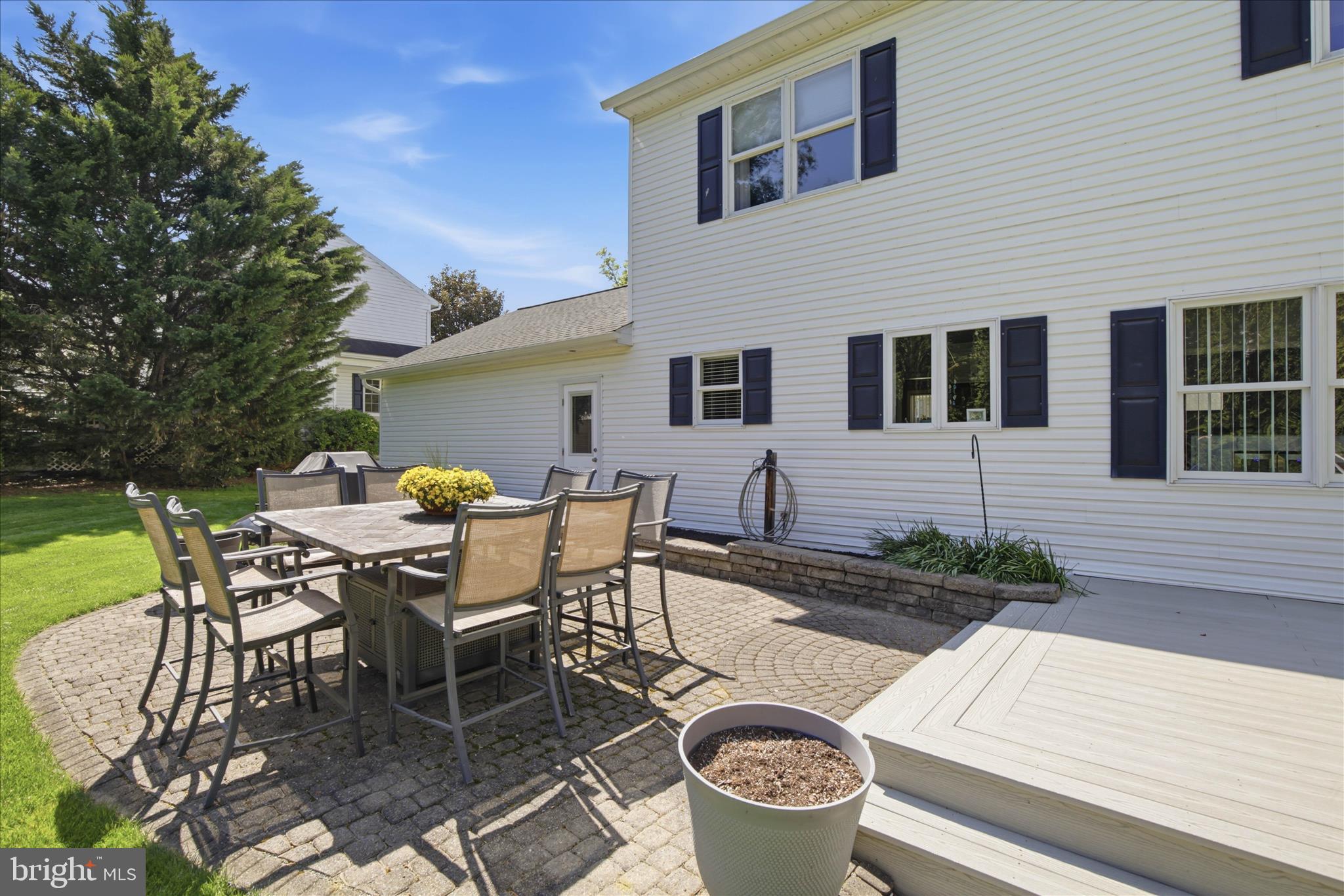 725 Oxford Road Lancaster, PA 17601 - Photo 40 of 46 a view of a patio with table and chairs and potted plants