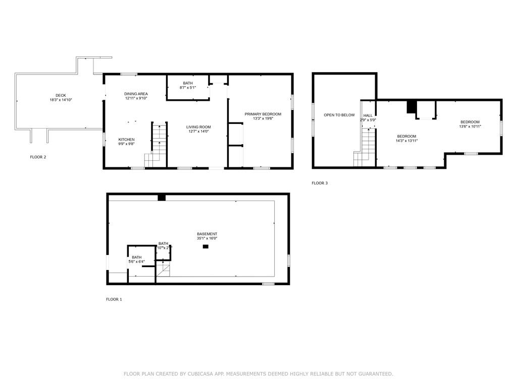 403 Filmore Road Pittsburgh, PA 15221 - Photo 35 of 35 All levels floor plan.