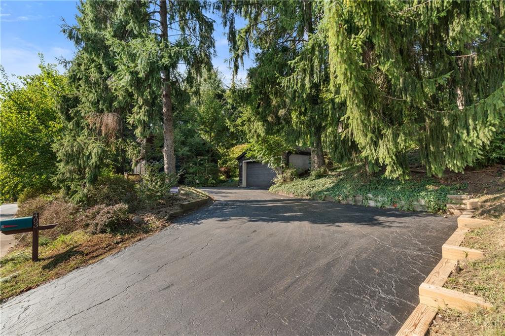 Plenty of room for off-street parking in addition to the 2 car garage.