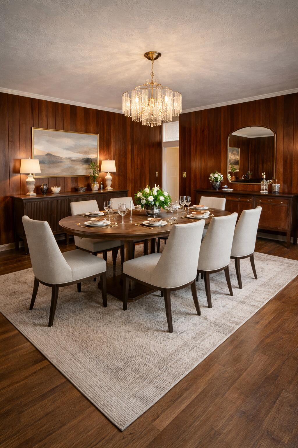 1976 Willow Swamp Road Norway, SC 29113 - Photo 14 of 36 Staged Dining Room Willow Swamp