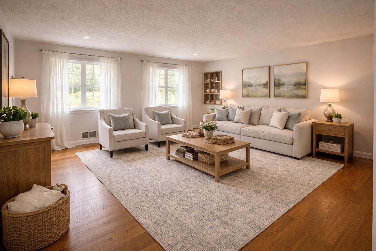 1976 Willow Swamp Road Norway, SC 29113 - Photo 18 of 36 Virtually Staged Formal Living Room
