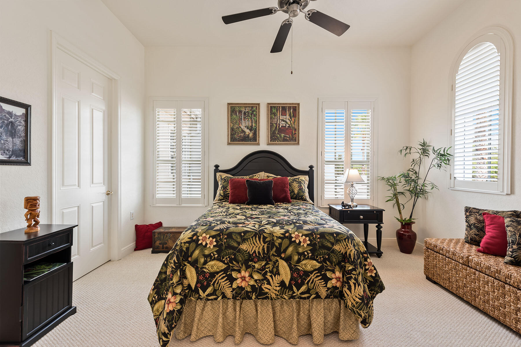 9263 Museo Circle, Unit 202 Naples, FL 34114 - Photo 15 of 45 a bedroom with a bed and a couch