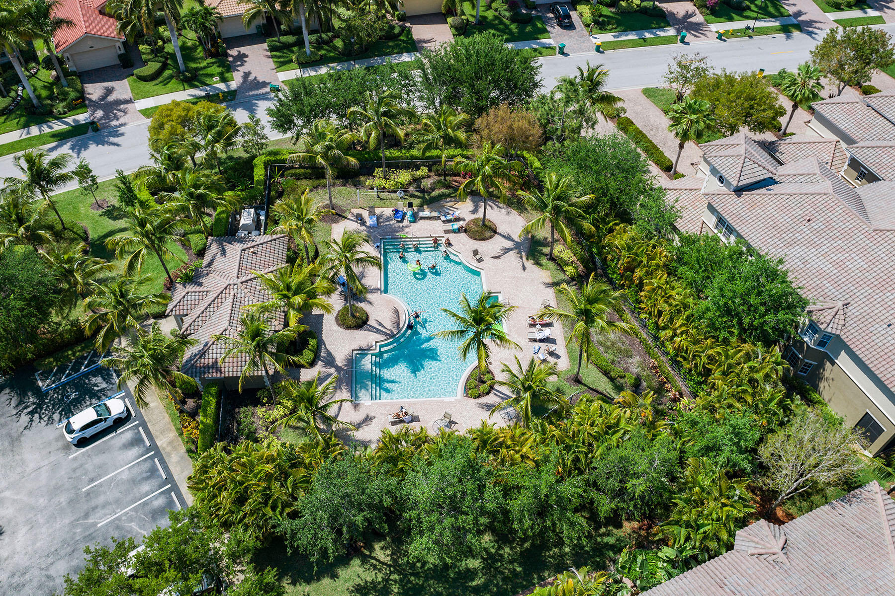 9263 Museo Circle, Unit 202 Naples, FL 34114 - Photo 30 of 45 an aerial view of residential house with outdoor space and trees all around