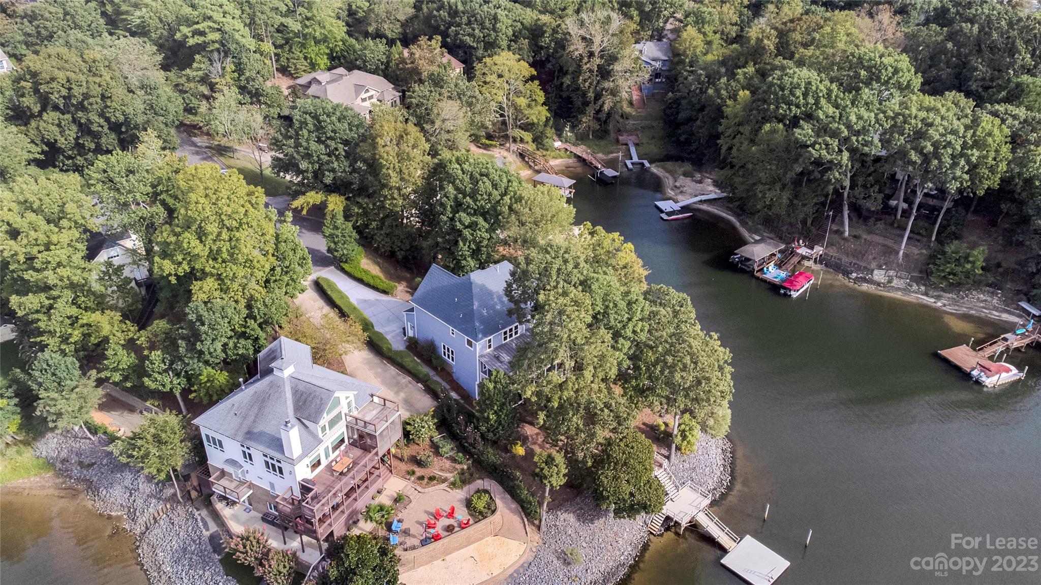 29025 Beaver Run Tega Cay, SC 29708 - Photo 37 of 40 an aerial view of a house with a yard