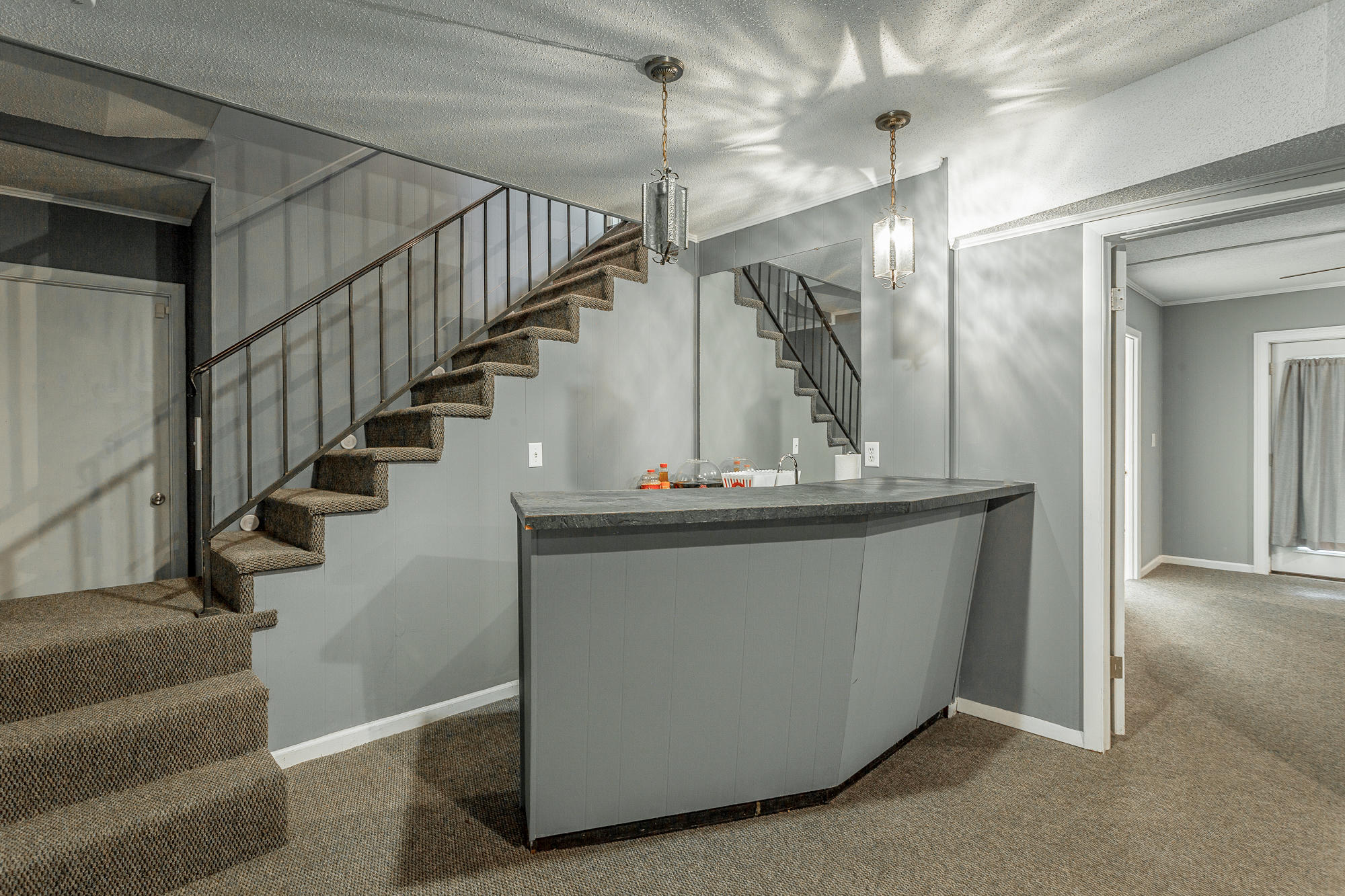 623 Timber Ridge Drive Hixson, TN 37343 - Photo 33 of 43 623 Timber Ridge Dr. basement bar area