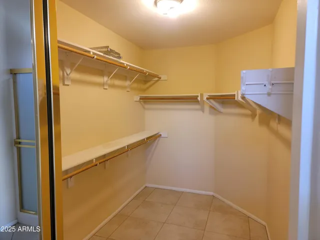 a view of walk in closet