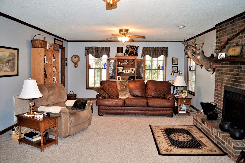 505 W Road Morrison, TN 37357 - Photo 9 of 44 a living room with furniture and a fireplace