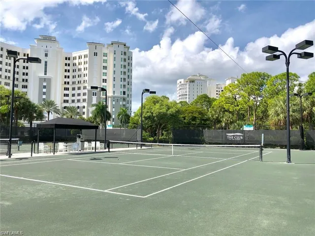 a view of a tennis court