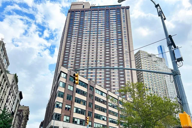 a front view of a building