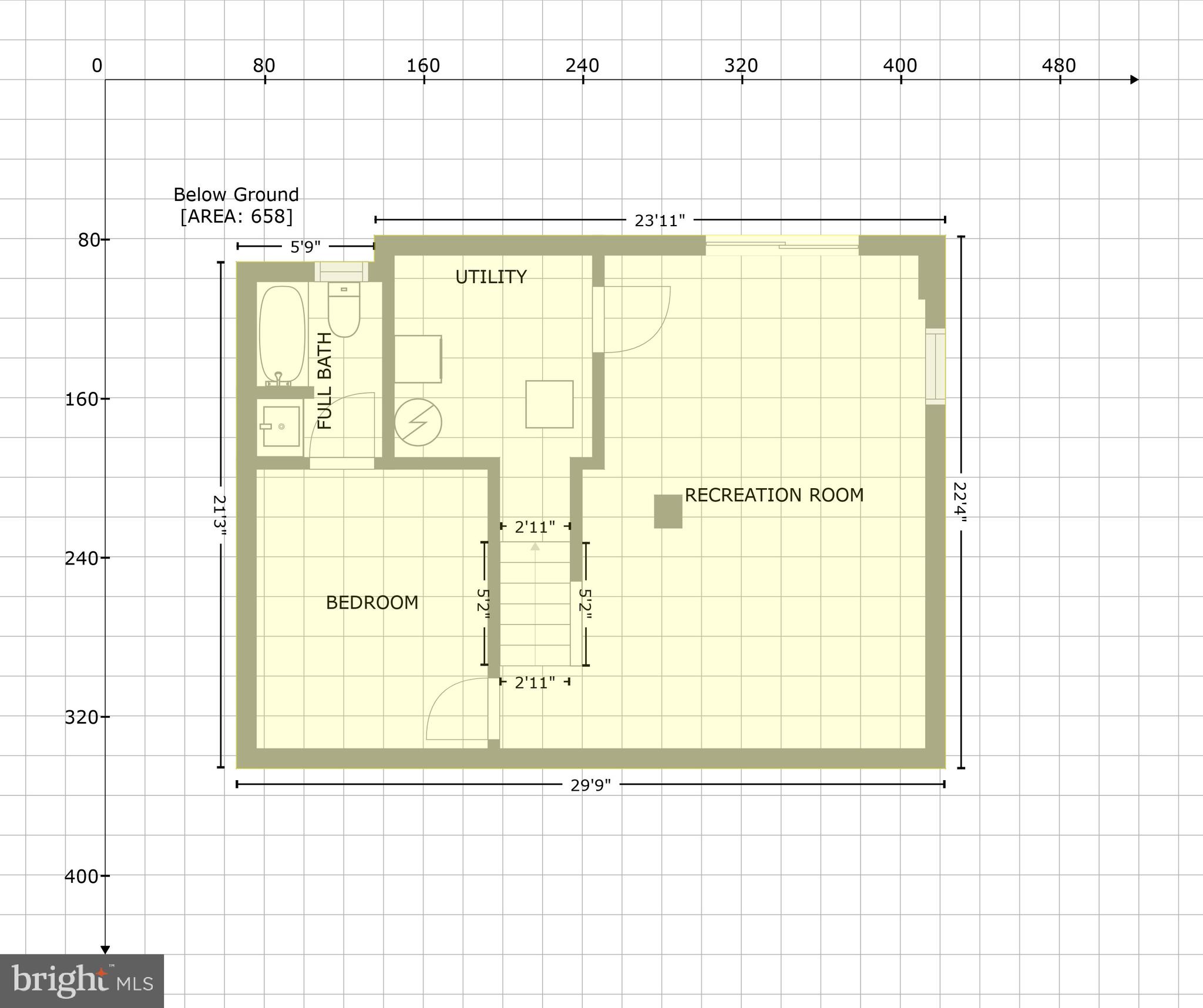 1019 Breezewick Road Baltimore, MD 21286 - Photo 54 of 54 GLA Floor Plan